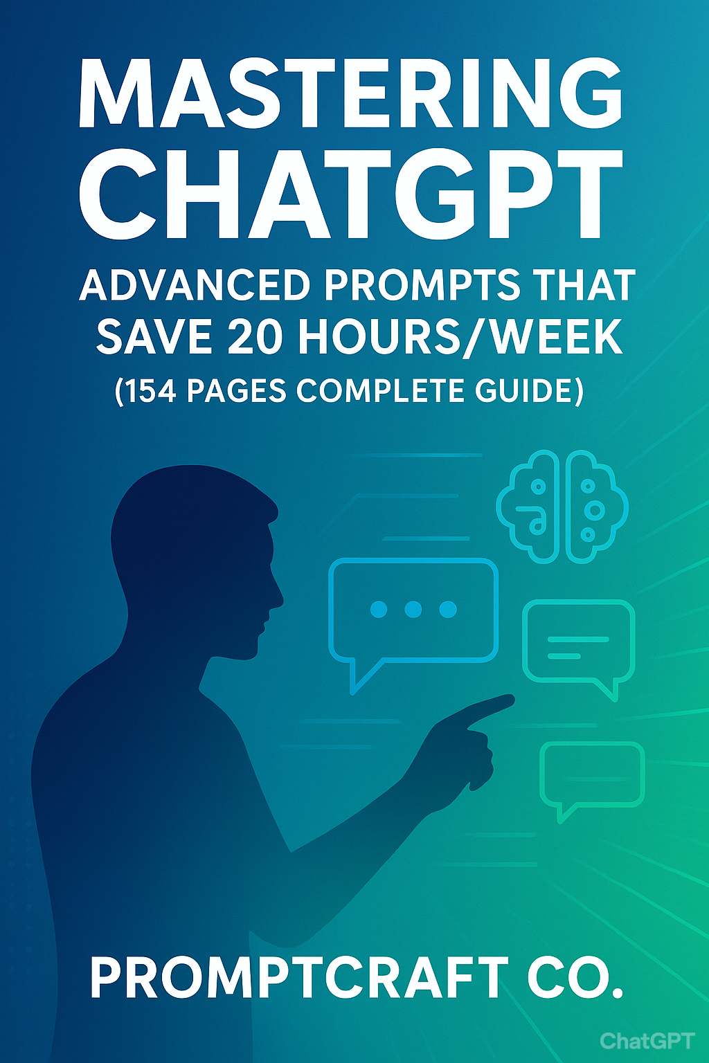 Mastering ChatGPT: Advanced Prompts That Save 20 Hours/Week (154 Pages Complete Guide)
