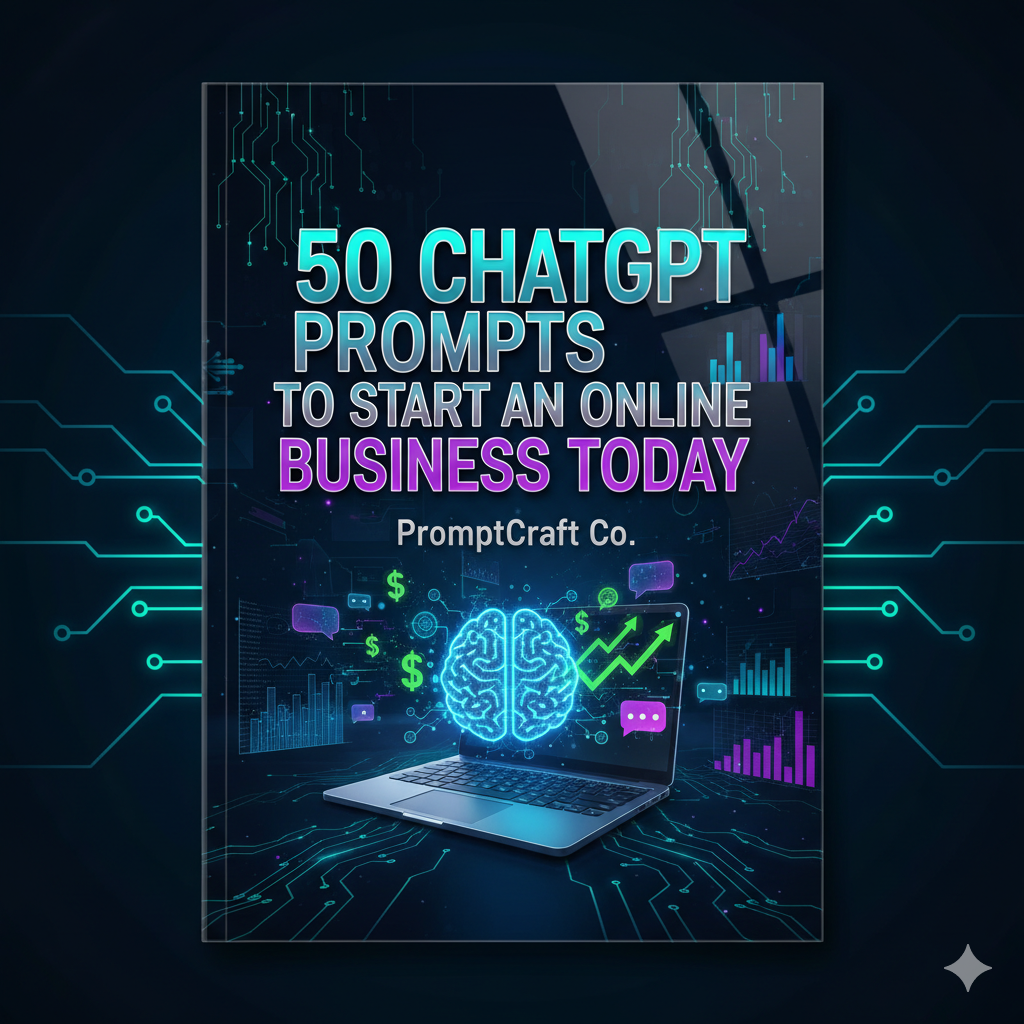 50 ChatGPT Prompts to Start an Online Business Today Turn AI Into Your Smartest Business Partner